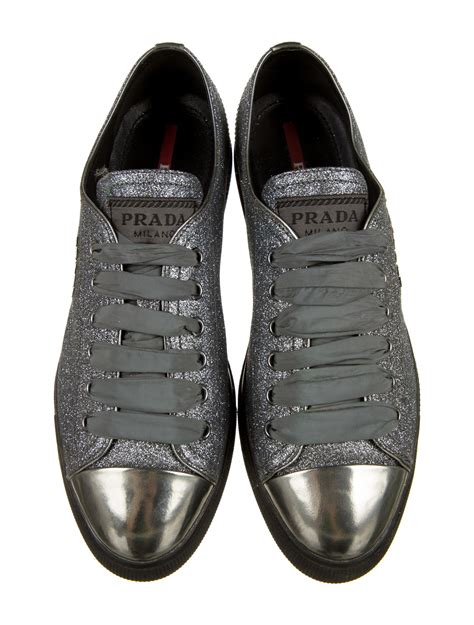 prada blue sparkly shoes|prada sneakers for women.